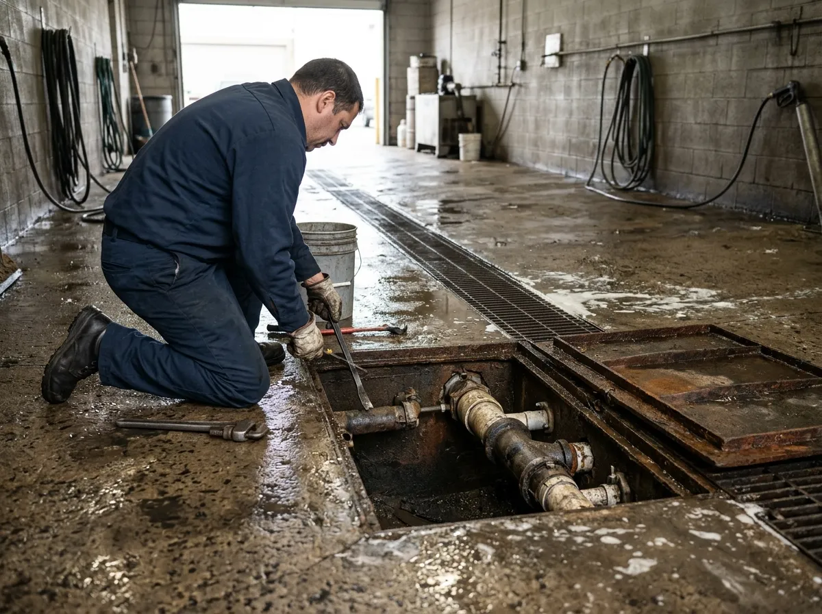 Our plumbers on site for Car Washes & Laundromats
