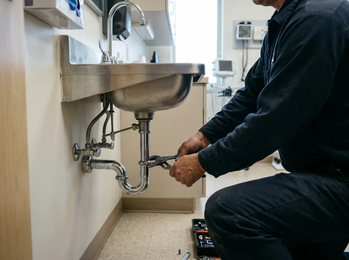 Our plumbers on site for Clinics, Dental & Medical Offices