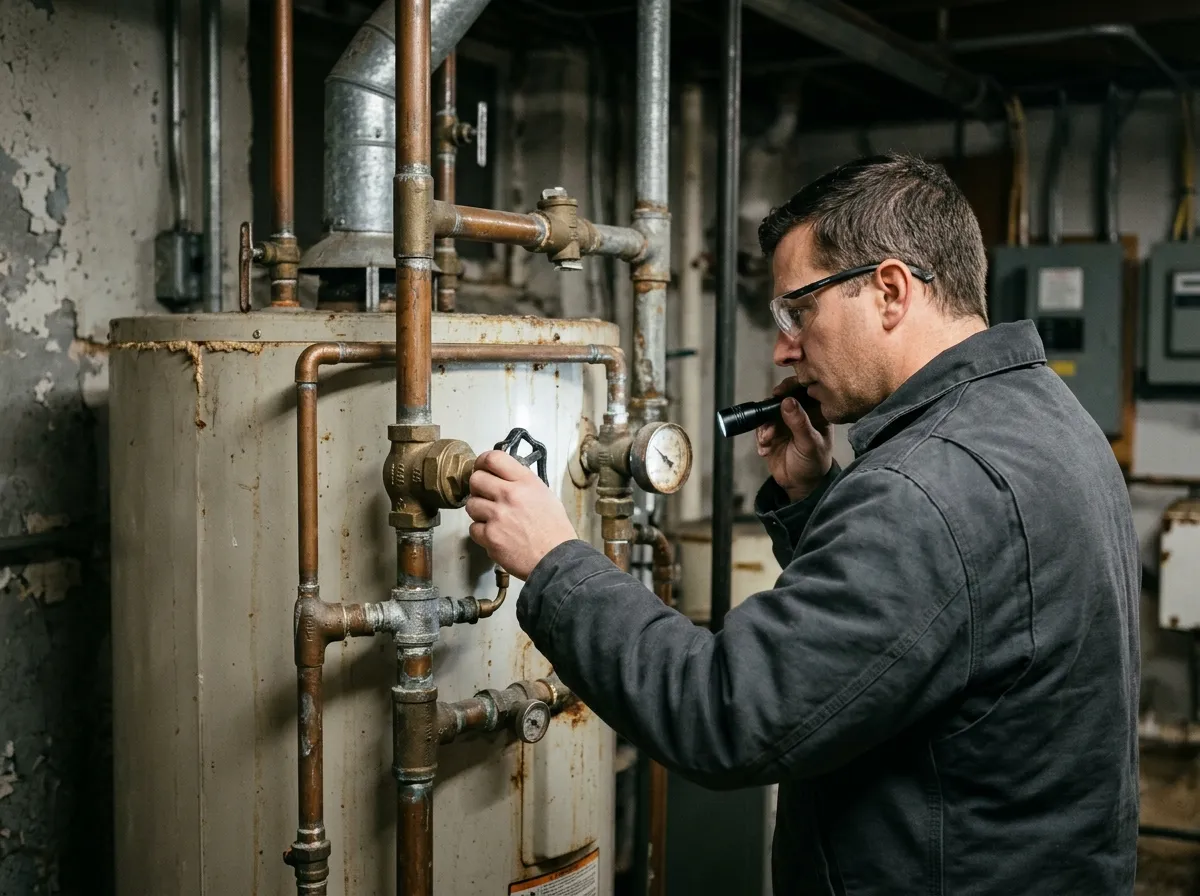 Our plumbers handling preventive maintenance contracts