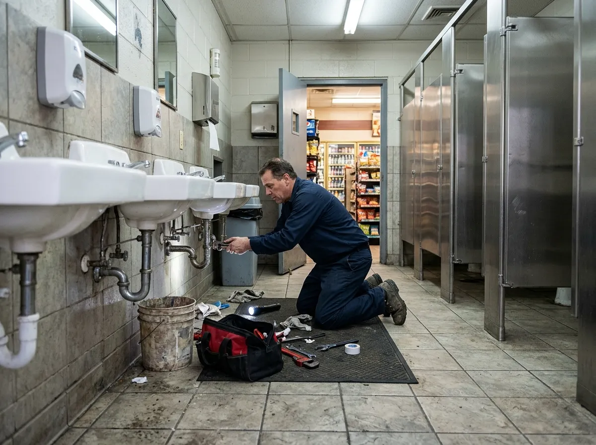 Our plumbing process in Elm Street / Bergen Avenue, from dispatch to final test