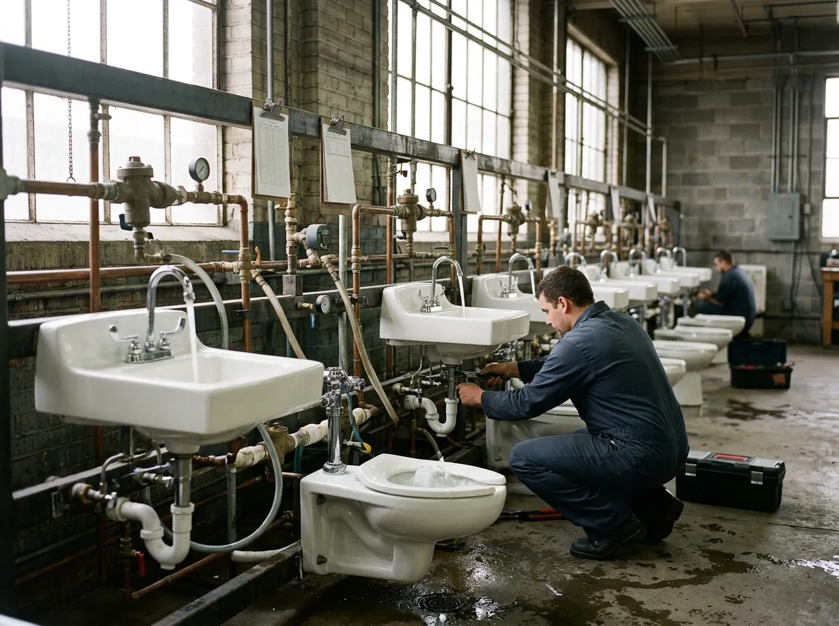Our plumbers on site for Event Venues & Banquet Halls