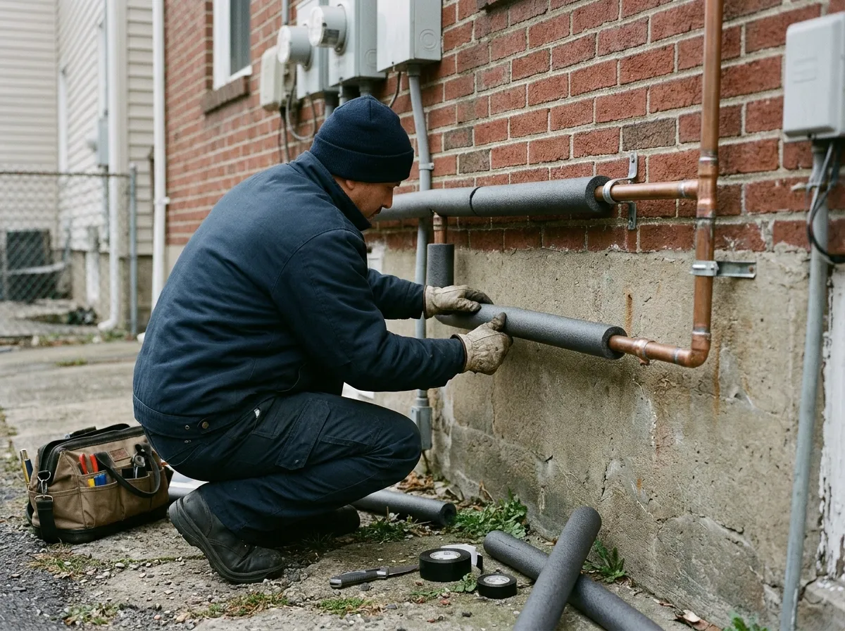 Our frozen pipe repair process, from assessment to final test
