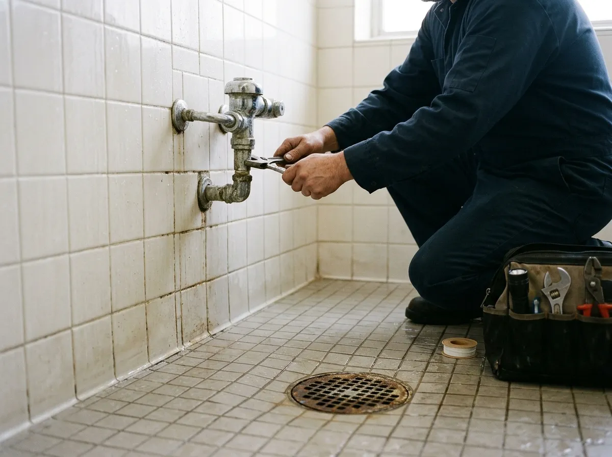 Our plumbers on site for Gyms, Spas & Salons
