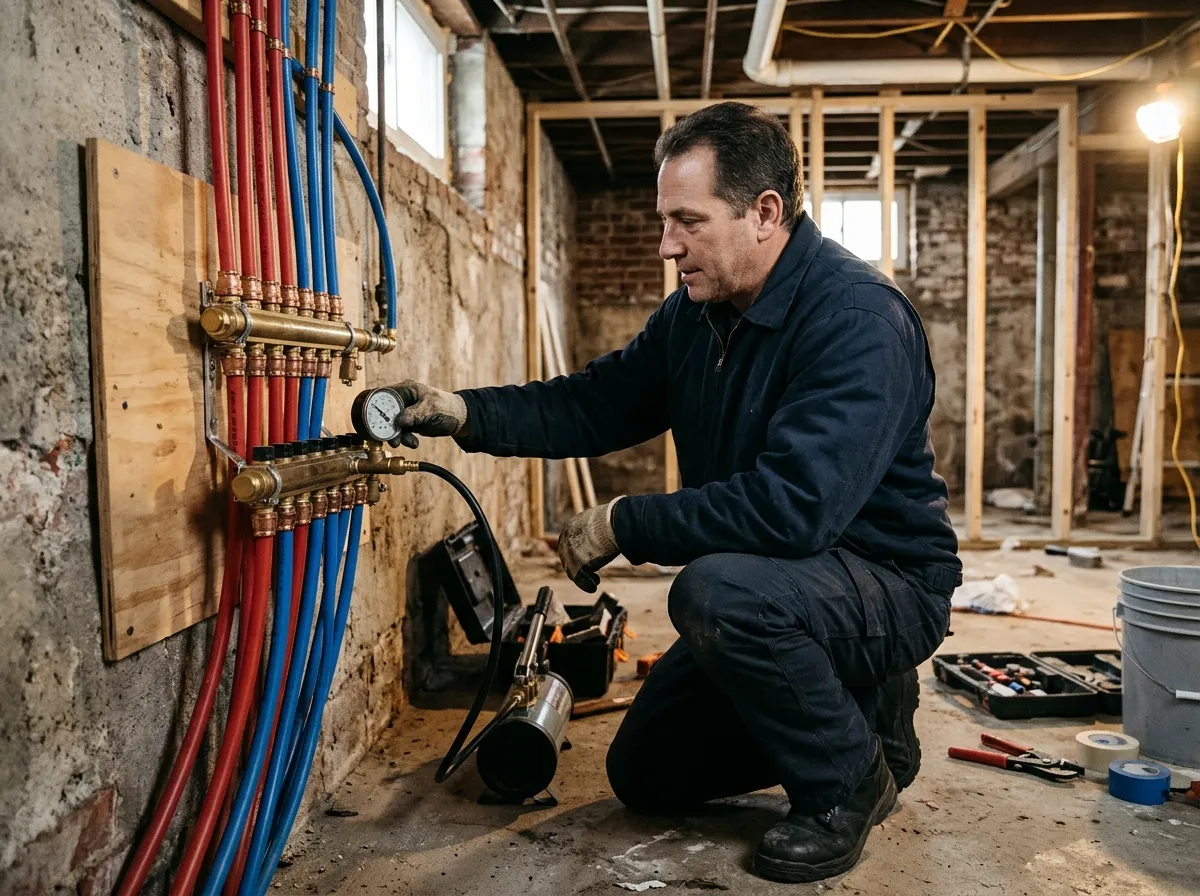 Our repiping (whole-house & whole-building) process, from assessment to final test