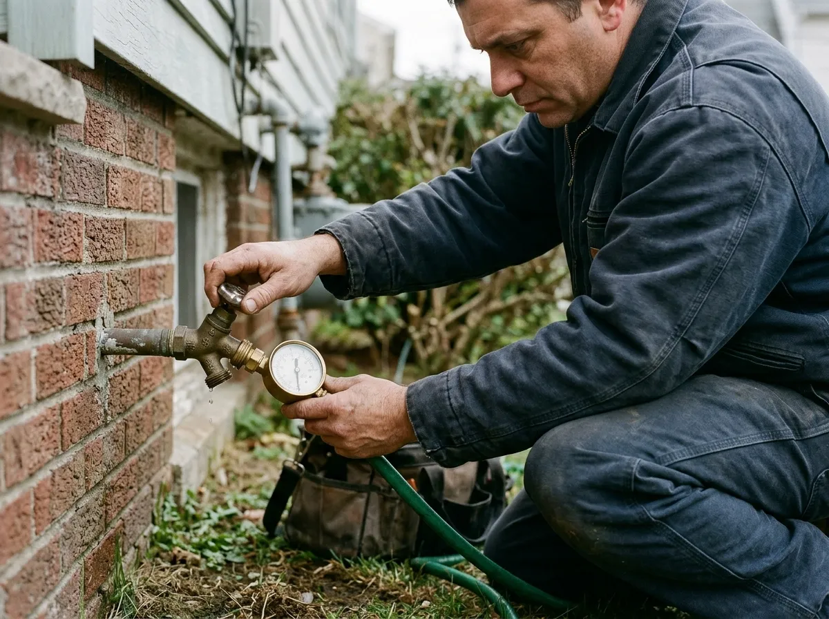 Our plumbers handling pre-purchase / pre-sale plumbing inspection