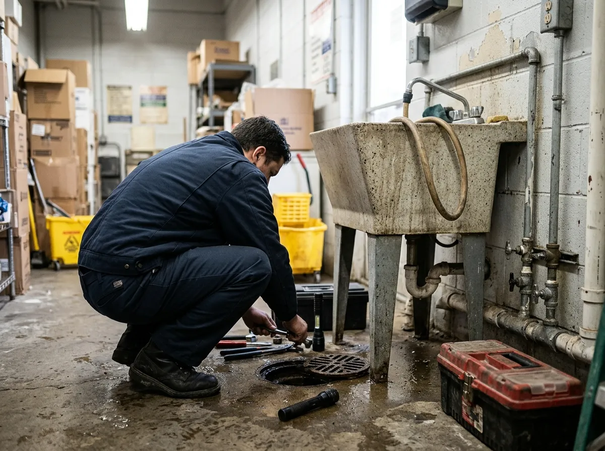 Our plumbers on site for Retail Stores, Shopping Centers & Malls