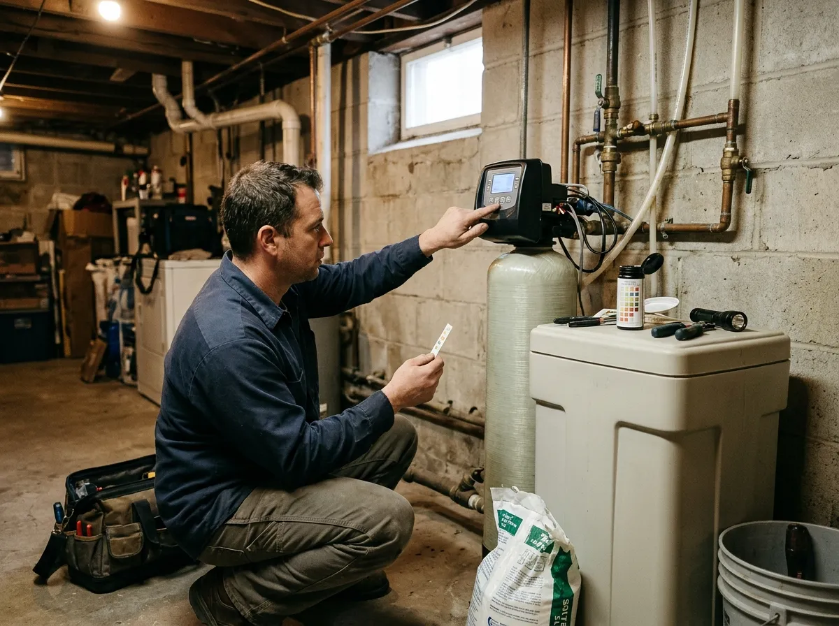 Our water softener, filtration & treatment systems process, from assessment to final test