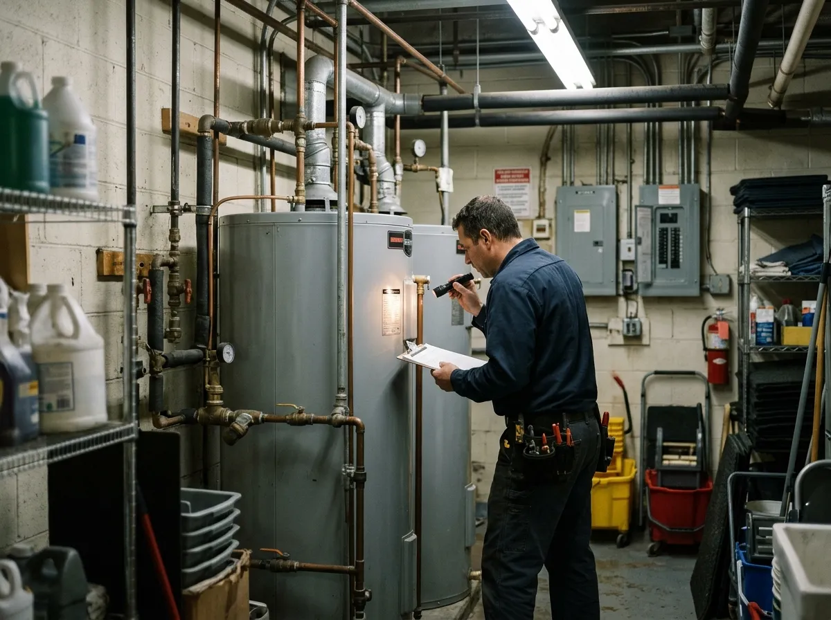 Our water heater installation & repair (tank & tankless) process, from assessment to final test